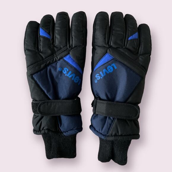 Levi’s Winter Gloves for Snow with Velcro Adjustable Wrist Sz M - Picture 1 of 8